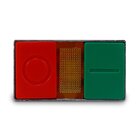 Botão Duplo | Liga/desliga | Iluminado Metálico | Bw8365 | 24